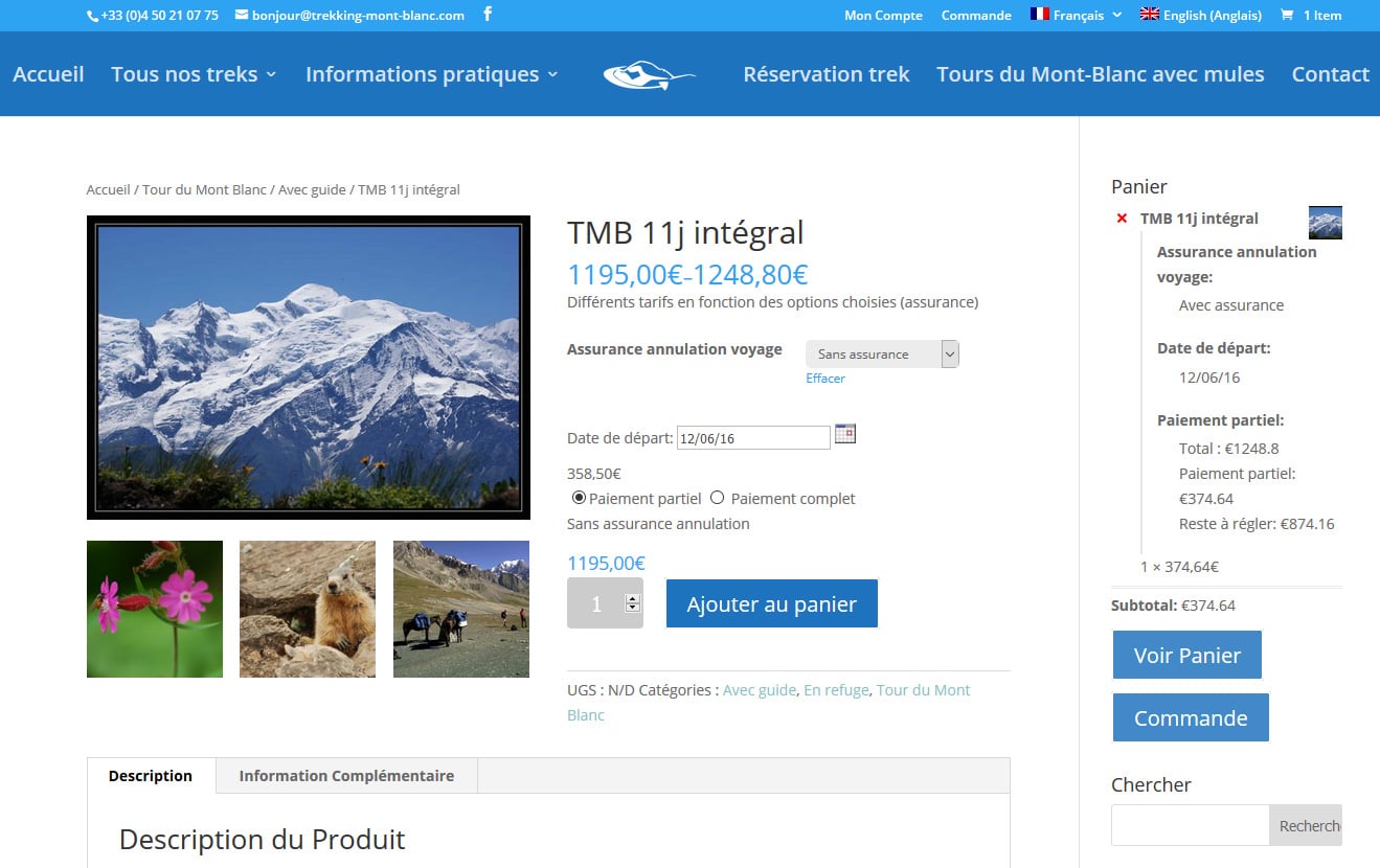 Trekking Mont Blanc