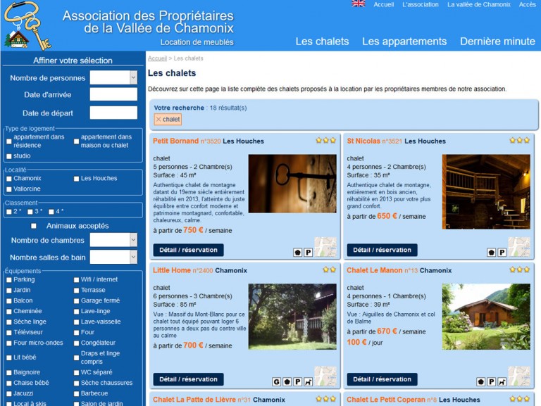 Association propriétaires vallées de Chamonix